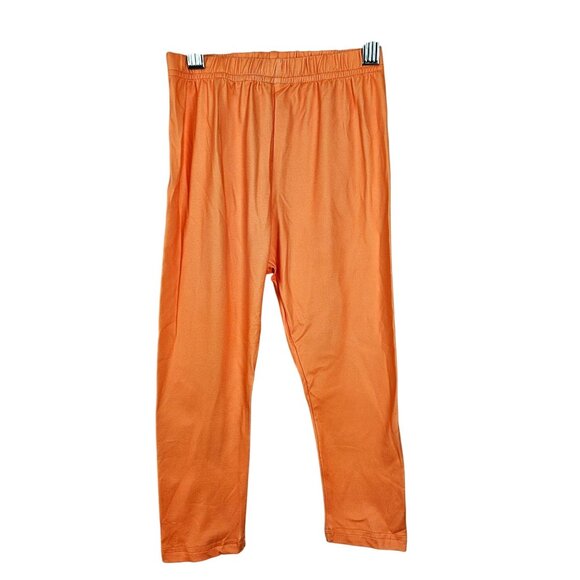 Girls Halloween Outfit Set 3T Bat Print Dress & Orange Leggings Festive - Picture 2 of 11